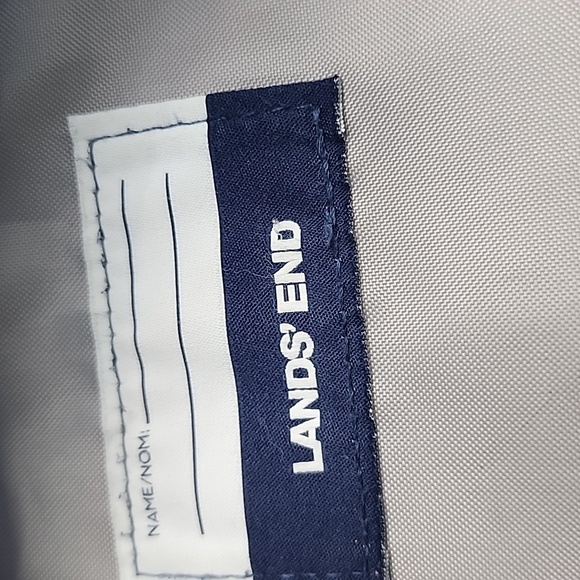 Lands End Tie Dye Blue Pink Aqua Backpack Girls Boys School Travel - Picture 16 of 16